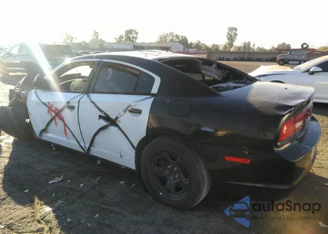 2012 Dodge Charger Police из США, поврежденный, VIN 2C3CDXATXCH287841